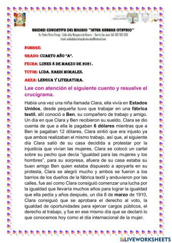 Dia internacional de la mujer