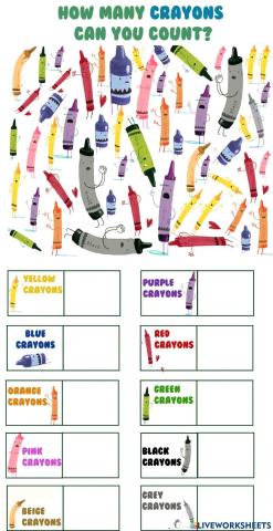 The crayons book's of numbers