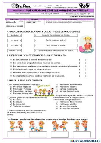 NORMAS Y ESPACIOS DE CONVIVENCIA