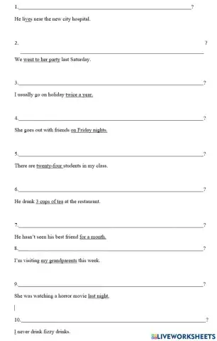 Subject Object Questions