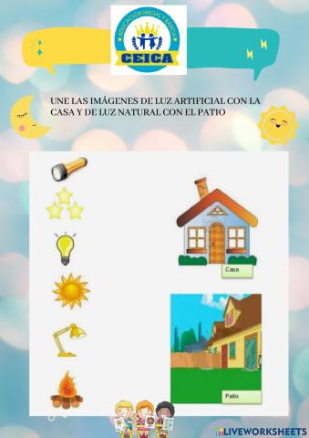 Luz natural y artificial