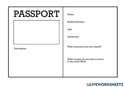 Passport Template