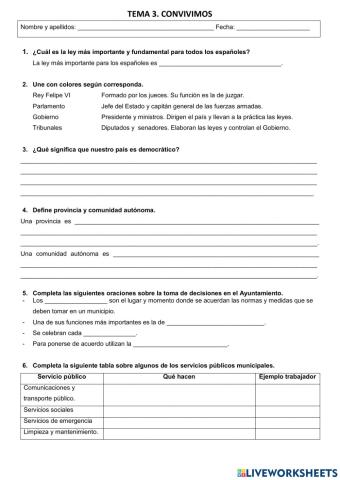 Sociales- Examen Tema 3