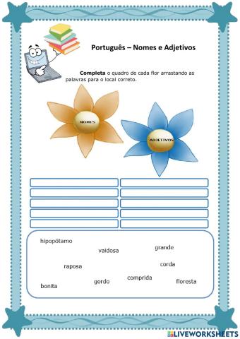 Gramática - Nomes - Adjetivos
