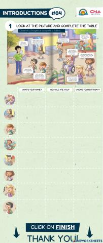 Introductions (Grade 4)