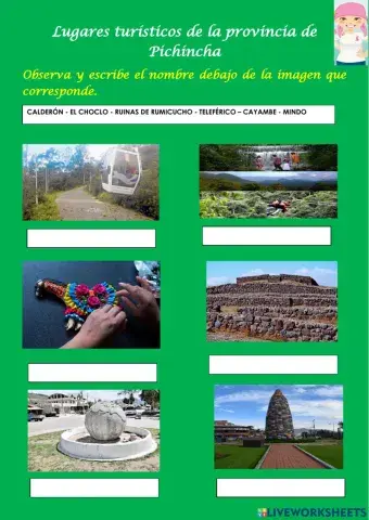 Lugares turísticos de Pichincha