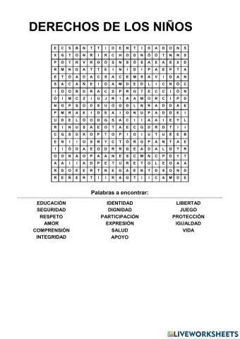 Derechos  y responsabildades de los niños