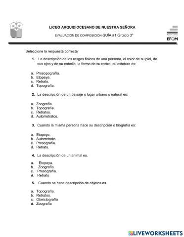 Evaluación de Composición guía -1