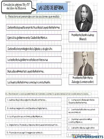 Las Leyes de Reforma