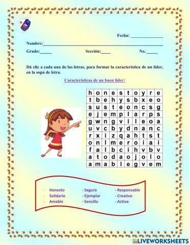 Características. de un líder