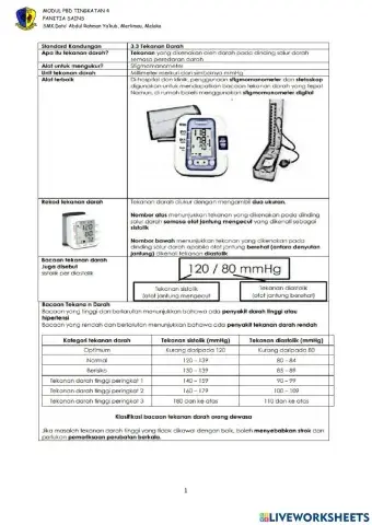 Teknik Mengukur Parameter Kesihatan Badan