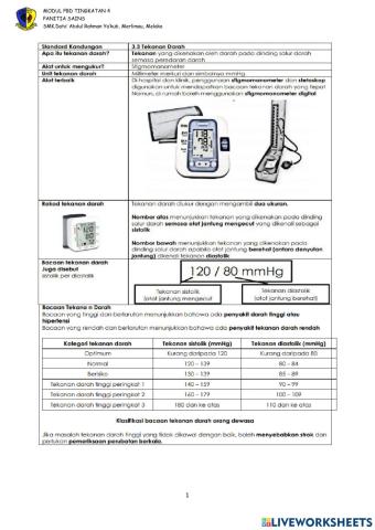 Teknik Mengukur Parameter Kesihatan Badan