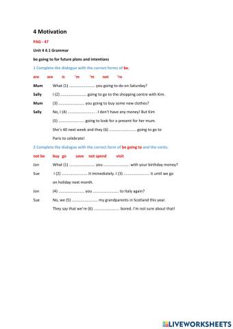 Motivation - Extra Practice - P47