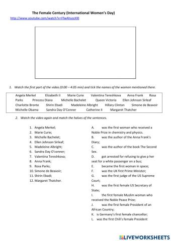 Internatioin Women's Day Female Century