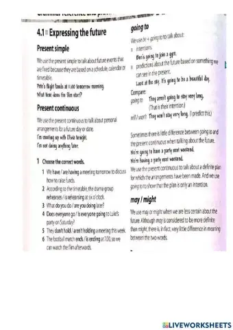 Ways to express Future