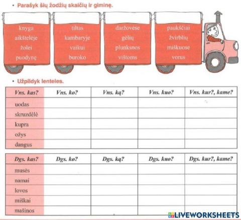 Užduotis lietuvių kalba