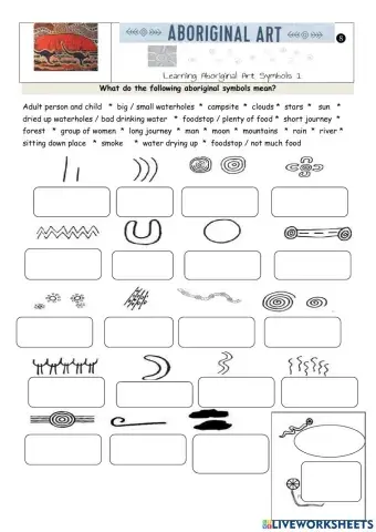 Aboriginal symbols