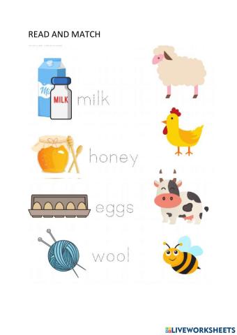 Animals products
