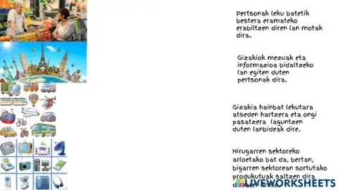 Lan sektoreak: 3.sektorea