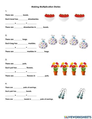 Making Multiplication Stories