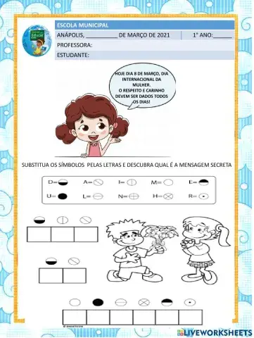 Attividade 021 - dia da mulher