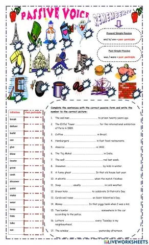 Passive voice Simple Past