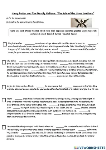 Harry Potter and the deathly hallows