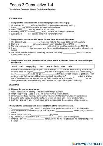 Fuce 3 Test Units 1-4