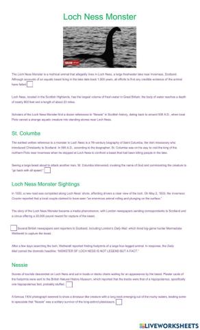 The Loch Ness Monster