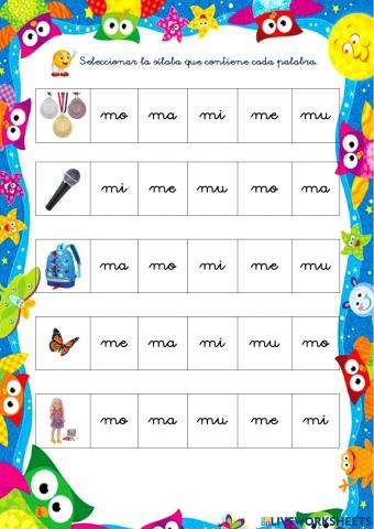 Conciencia fonológica m2