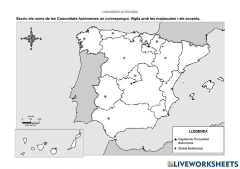 Comunitats Autònomes - CCAA
