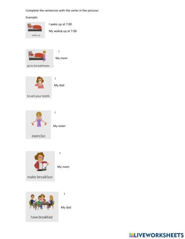 Routines third person