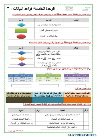 قواعد البيانات (3)