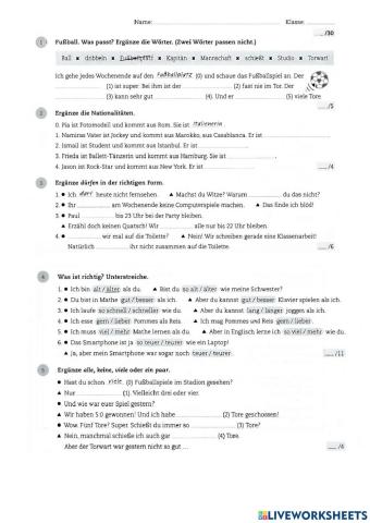 TEST Kapitel 22. Beste Freunde A21