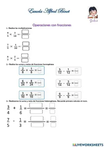 Multiplicar fracciones