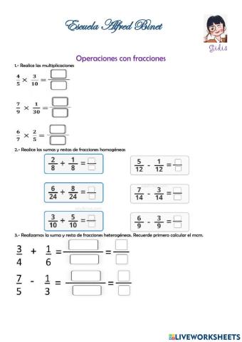 Multiplicar fracciones