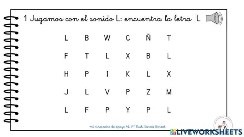 Jugamos con el sonido L 1