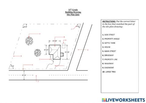Building Drawing (Site Plan)