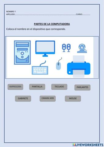 Partes de la computadora