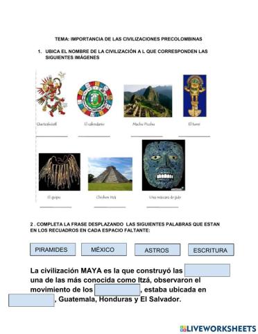 Importancia para la actualidad (Civilizaciones precolombinas)