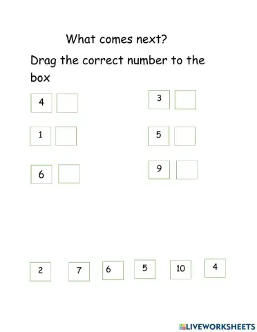 What number comes next