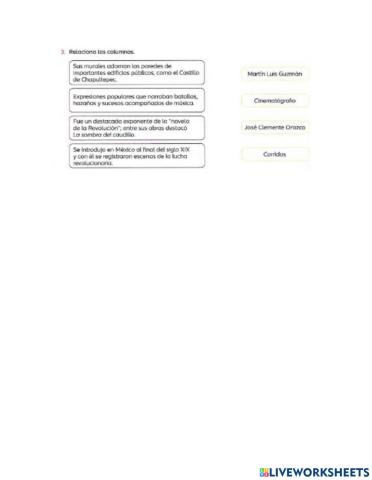 Cultural del Porfiriato y Revolución