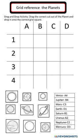 Solar System & Grid References