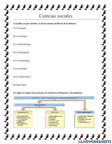 Ciencia auxiliares de la historia