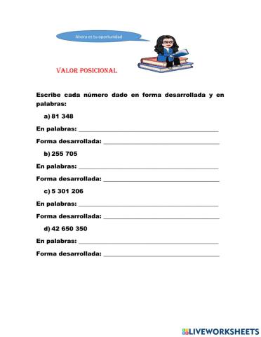 Valor Posicional
