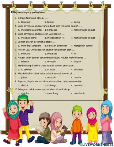 Aqidah IMari Berakhlak Terpuji)