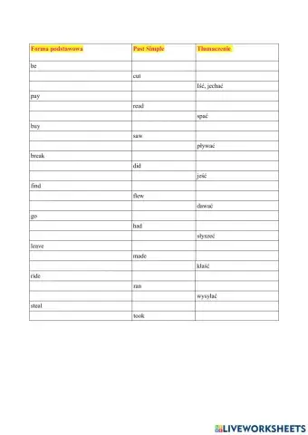 irregular verbs 6c