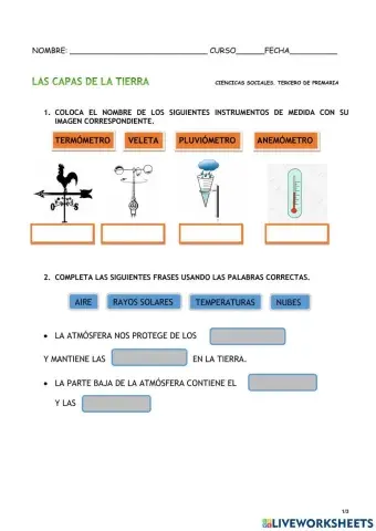 La tierra y sus capas