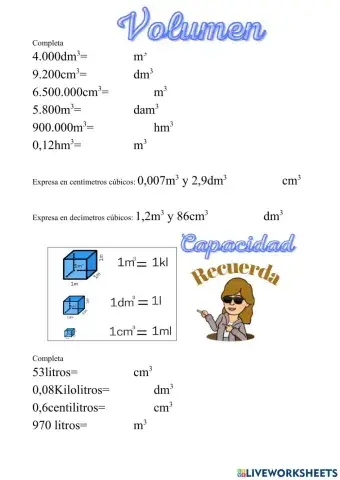 Volumen y Capacidad