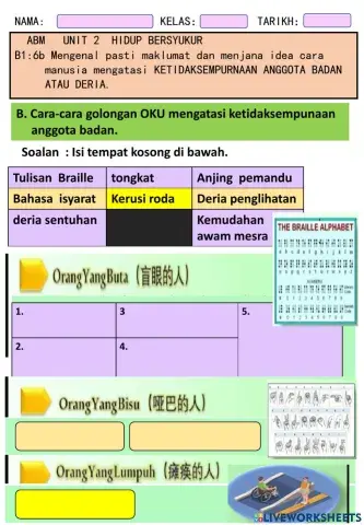 ABM  unit 2  : Hidup Bersyukur B1:6 b